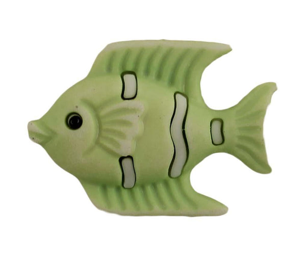 Tropical Fish 3D Bulk Buttons - 10