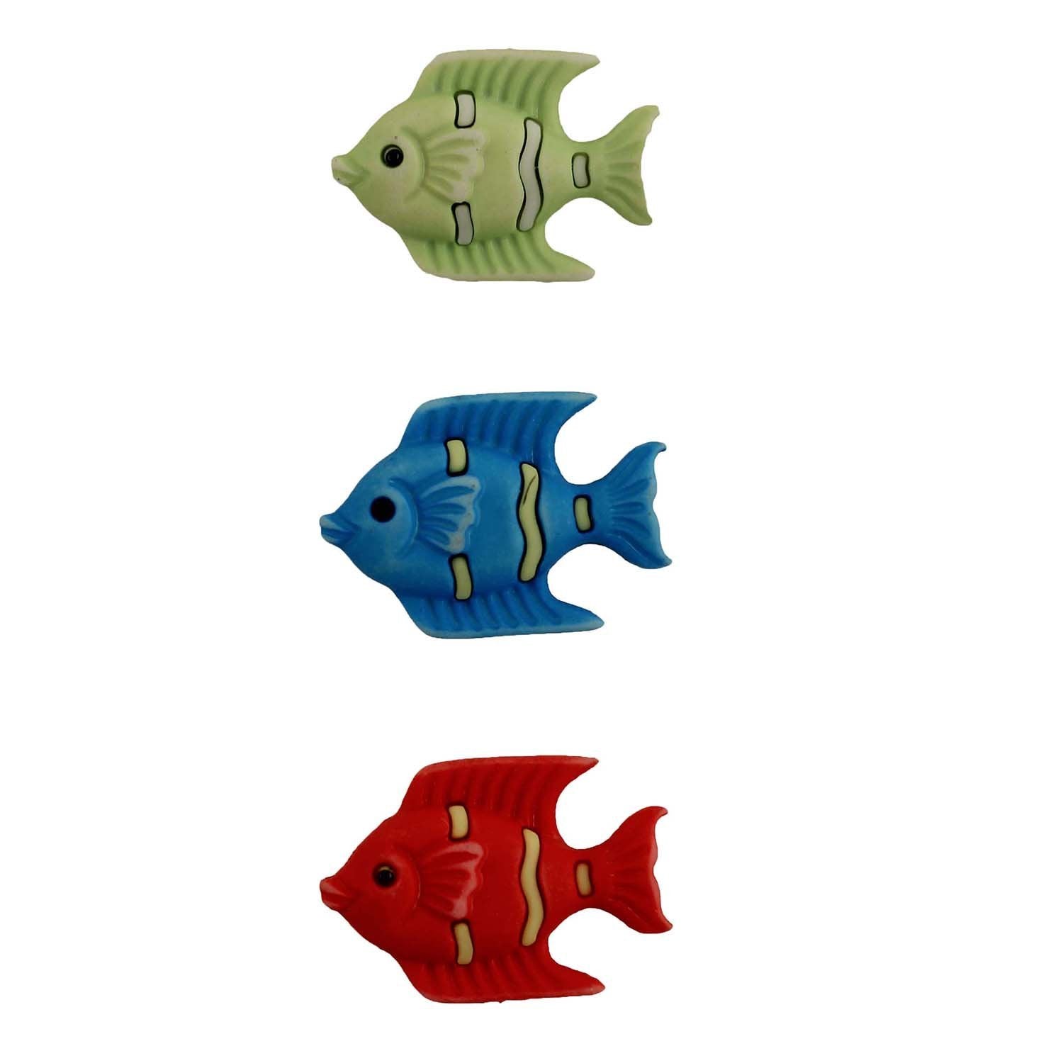 Tropical Fish-FN123 - Buttons Galore and More