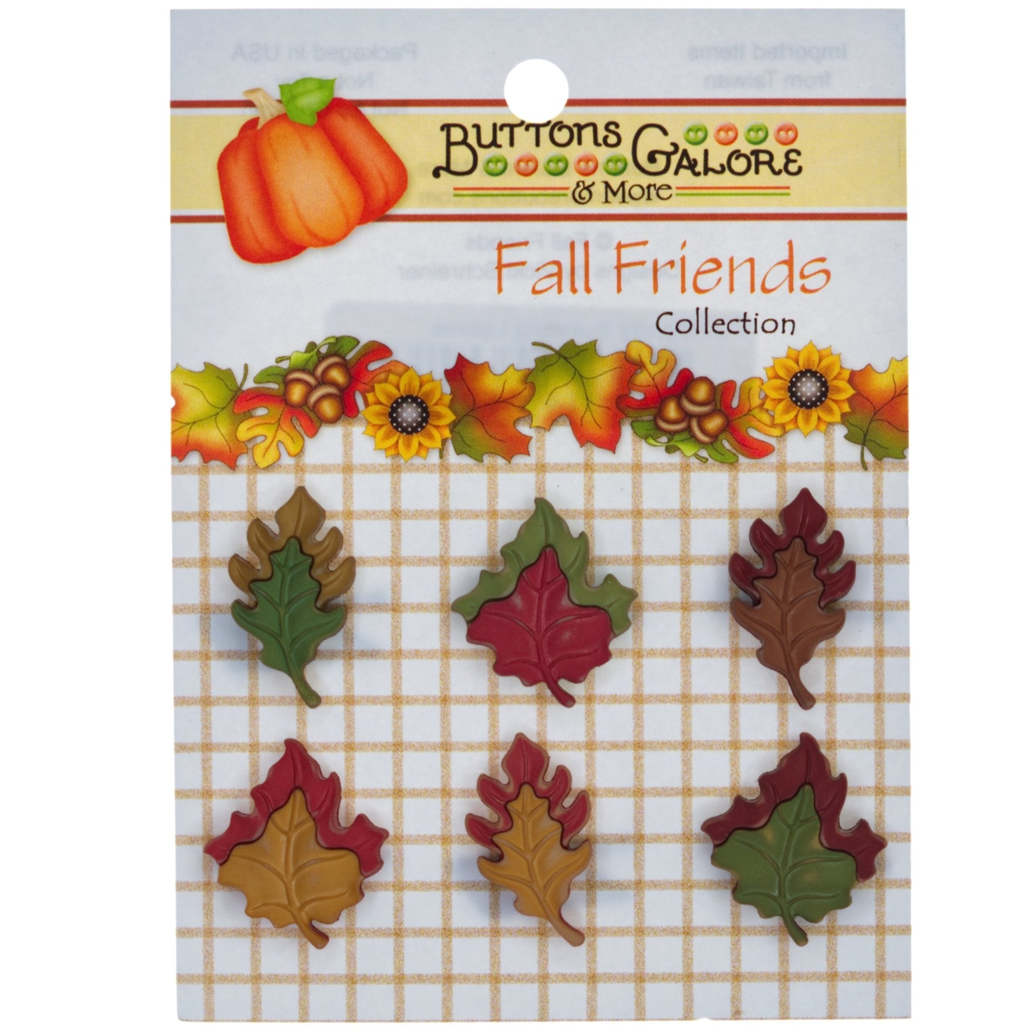 Harvest & Fall Themed 3D Buttons | Buttons Galore and More