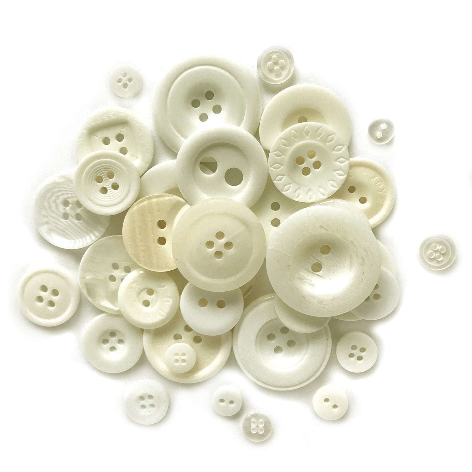 White-BB20 - Buttons Galore and More