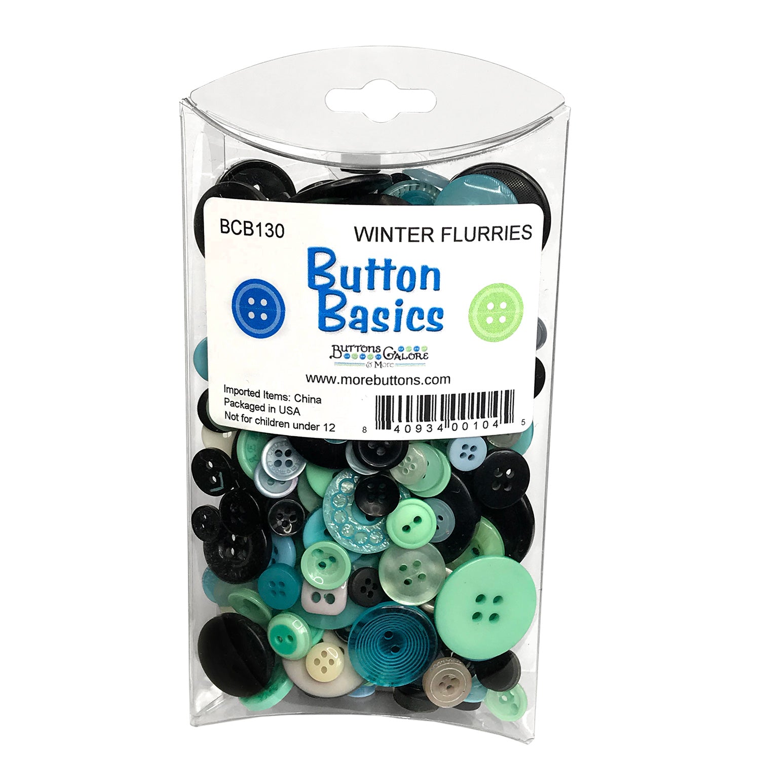 Winter Flurries Buttons