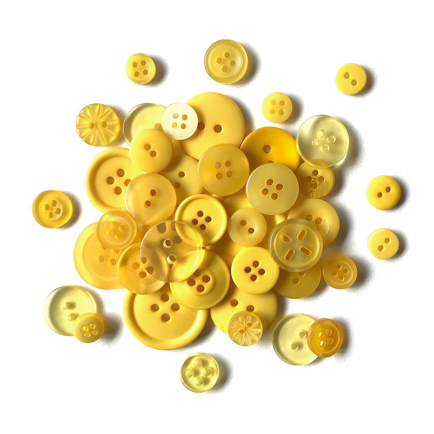 Yellow Bulk Buttons for Sewing & Button Crafts | Buttons Galore & More ...